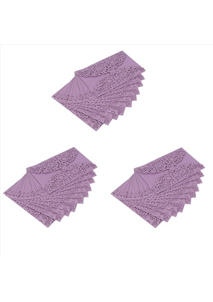 30PCS Narin Oyma Kelebekler Romantik Düğün Davetiyesi Düğün Için Davetiye Davetiyeleri Light Mor (Yurt Dışından)