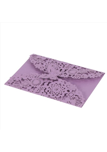 30PCS Narin Oyma Kelebekler Romantik Düğün Davetiyesi Düğün Için Davetiye Davetiyeleri Light Mor (Yurt Dışından) fırsatları