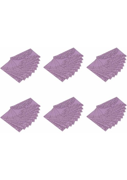 60PCS/SET Hassas Oyma Kelebekler Romantik Düğün Partisi Davetiyesi Düğün Için Zarf Davetiyeleri (Yurt Dışından)