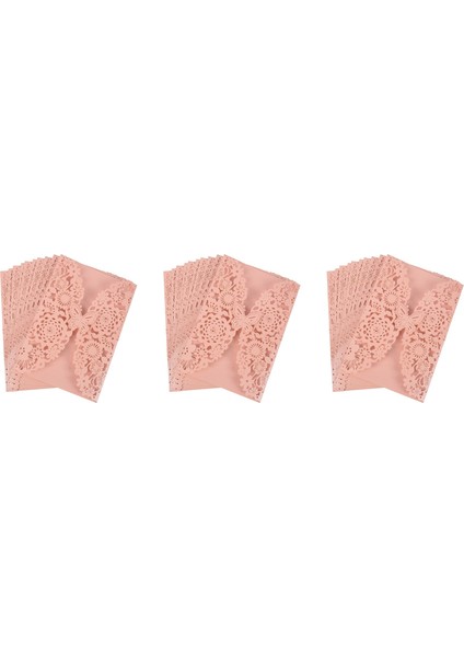 30PCS/SET Hassas Oyma Kelebekler Romantik Düğün Partisi Davetiyesi Düğün Için Davetiyeler Pembe (Yurt Dışından)