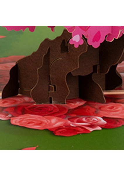 Sevgililer Günü Pop Up Kartı Sevgililer Günü Için 3D Tebrik Kartı Düğün Yıldönümü Nişan Erkek Kadın D Için (Yurt Dışından) modelleri