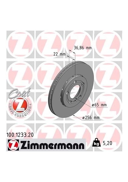ÖN FREN AYNASI GOLF 4-POLO 2001BORA 1999-2005 LEON 1999-2006 TOLEDO 2 IBIZA 4-5 A3 1996 256X22X5DLXHAVALI 986478853-DF2803-DF2803BP 1J0615301D 1J0615301L 6R0615301 (2 ADET)