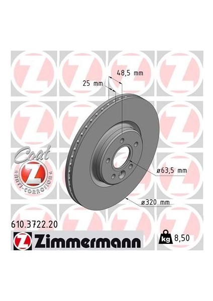 ÖN FREN AYNASI VOLVO S40 2004-2012 C70 2 2006-2013 540 2012 550 2004-2012 320 105-DL 31262720 31302573 31329122 (2 ADET)