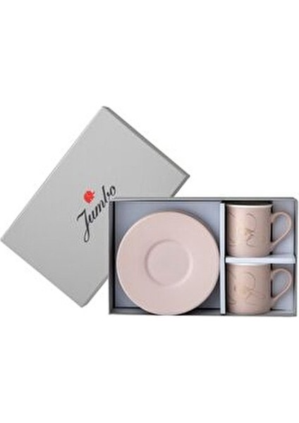 Joy Bej Kahve Fincan Seti Porselen Malzeme ile 2 Adet 90 ml Kapasite fırsatları