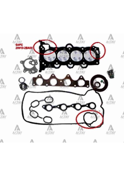 TAKIM CONTA I-30 2007-2011 / CEED 2008-2012 BENZİNLİ ÇELİK 20910 2BA00