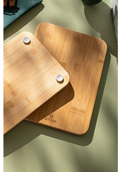 Bambu Aren 2'li Kesme Tahtası