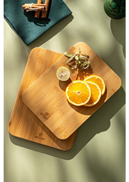 Bambu Aren 2'li Kesme Tahtası