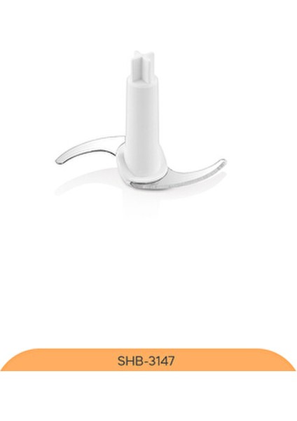 El Blender Seti Beyaz Renkli Çok Amaçlı Mutfak Gereci Kullanım Kolaylığı Sağlar