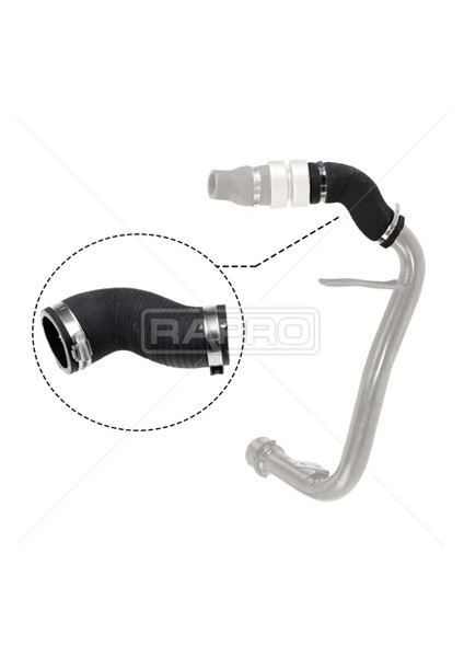 TURBO HORTUMU BÜYÜK PARÇA PEUGEOT BOXER-CITROEN JUMPER 3 FIAT DUCATO 2.2 HDI 2006 0382 LY 1359961080