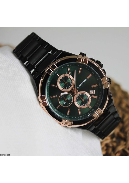 CH002021 Çelik Kordonlu Erkek Kol Saati