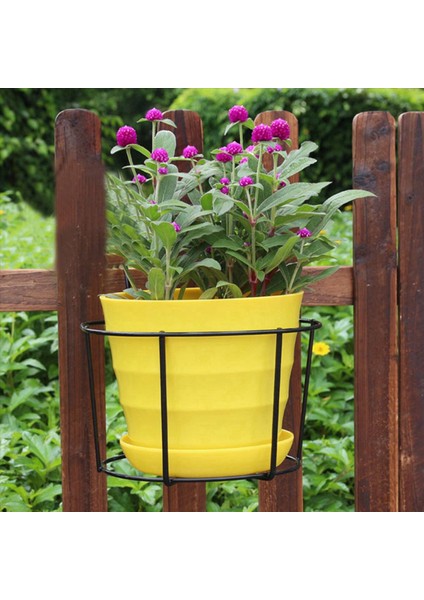 8 Adet Asılı Korkuluk Ekicileri Saksı Saksı Tutucular Bitki Demir Raflar Çit Metal Saksı Standı Monte Balkon Sepetleri Küçük (Yurt Dışından) fiyatları