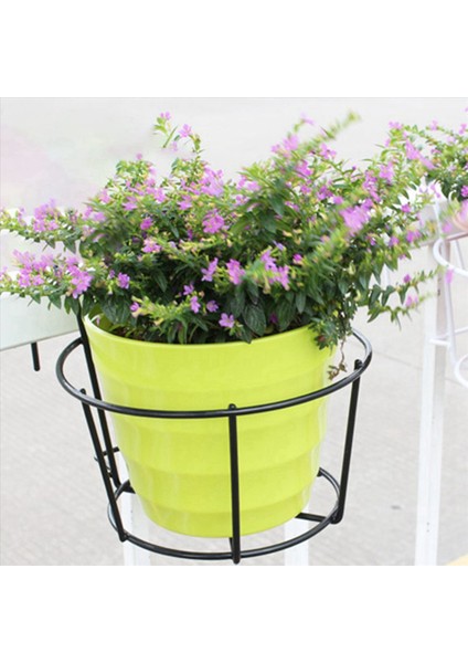 8 Adet Asılı Korkuluk Ekicileri Saksı Saksı Tutucular Bitki Demir Raflar Çit Metal Saksı Standı Monte Balkon Sepetleri Küçük (Yurt Dışından) modelleri