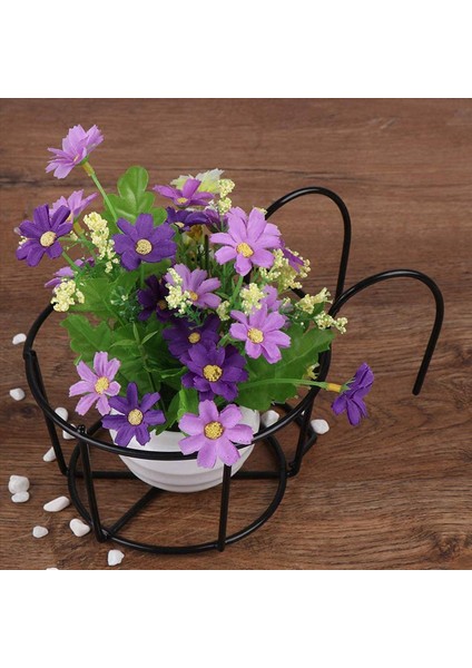 8 Adet Asılı Korkuluk Ekicileri Saksı Saksı Tutucular Bitki Demir Raflar Çit Metal Saksı Standı Monte Balkon Sepetleri Küçük (Yurt Dışından) indirimleri