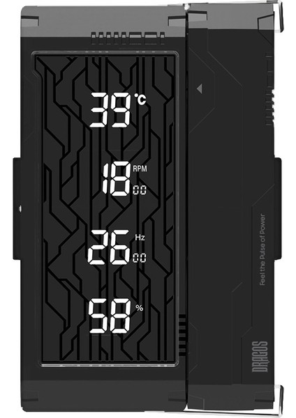 Dıgıtal Isı Göstergeli 4 Isı Borulu 3000RPM 220W Intel & Amd Siyah Kule Tipi Cpu Soğutucu fiyatları