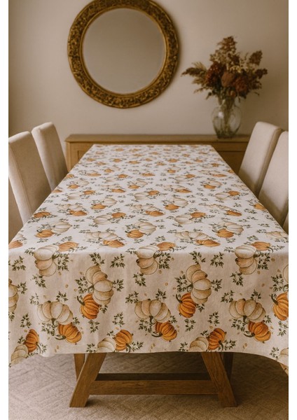 Balkabaklı Yemek Masası Örtüsü – Sonbahar Konseptli fiyatları