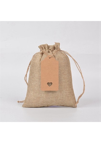 25 Paket Kağıt Etiketleri ile Küçük Çantalar Noel Yeni Yıl Parti Teşekkürler Drawstring Çantaları Takı Ambalaj Çantaları (Yurt Dışından) modelleri