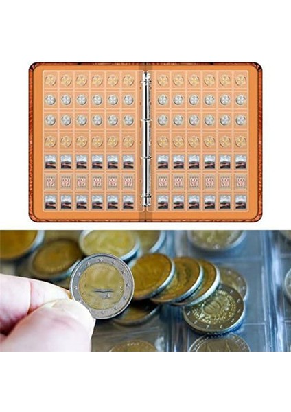 6sheets Para Toplama Sayfaları Koleksiyoncular Madeni Para Sayfaları Dolar Fatura Damgası Için Sayfa Başına 42 Cep Telefonu/toplamda 252 Cep (Yurt Dışından) indirimleri