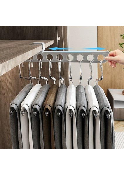 Pantolon Askı Uzay Tasarruflu Askılar Giysileri Askı Pantolon Raf Azma Askı Dolap Uzay Tasarruf Eşarp Organizatör Beyaz (Yurt Dışından) indirimleri