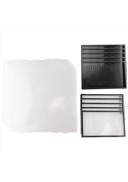 Şeffaf Ayakkabı Kutusu Saklama Kutusu Çekmece Tipi Plastik Ayakkabı Rafı Şeffaf Ayakkabı Dolabı Online Ünlü Ayakkabı Siyah (Yurt Dışından)