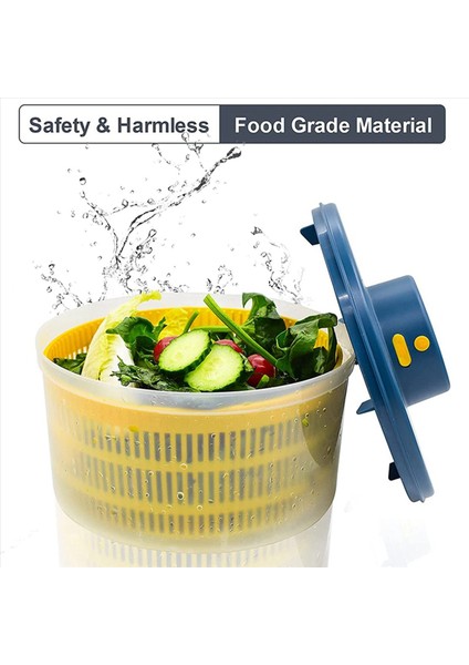 2x Elektrik Salatası Spinner - Marul Sebze Kurutucu USB Şarj Edilebilir Hızlı Kurutma Marul Meyve Iplik Çekili (Yurt Dışından) fırsatları