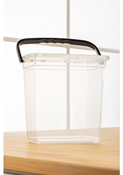 4'lü Şeffaf Saklama Kabı Seti 6 Litre Çok Amaçlı Kullanım İçin fırsatları