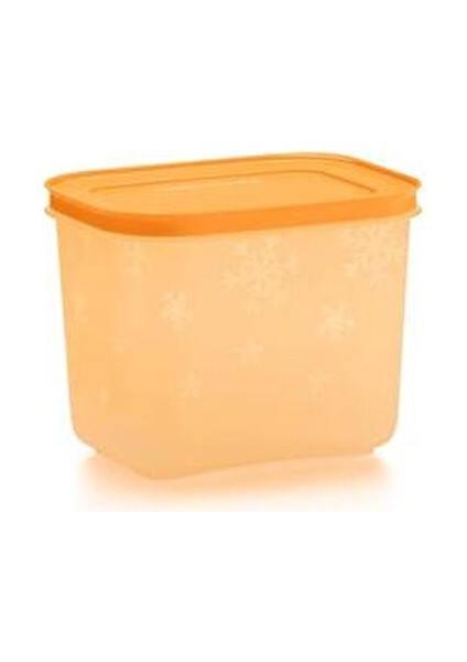 Alaska Yüksek Gövdeli Buzluk Saklama Kabı Oval Şekilde 1.1 Lt Turuncu Renkli fiyatları
