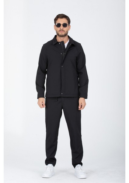 Oversize Ince Erkek Mont + Jogger Pantolon (2 Parça Takım) indirimleri