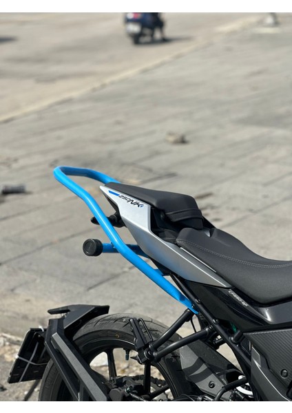 Nk 250 Özel 6 Takozlu Koruma Demiri ve 2 Takozlu Kuyruk Demiri Takım Radyatör Koruma (Mavi) Uyumlu modelleri