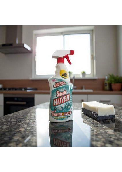 Çamaşır Suyu Katkılı Temizleyici Mutfak & Banyo 750 ml Sprey (Koli Içi 16ADET) fiyatları