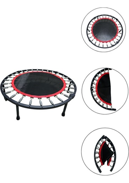 102CM Katlanabilir Trambolin – Taşınabilir Egzersiz Kırmızı Trambolini indirimleri