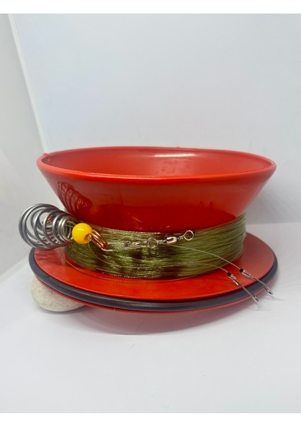 Boncuklu Yaylı Sazan Takımı – Hazır Kurulu Yemli Olta Seti | Sazan Avı Için Misinalı Takım fiyatları