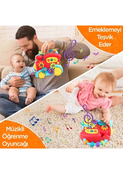 Sesli ve Işıklı Sevimli Aktivite Treni fırsatları