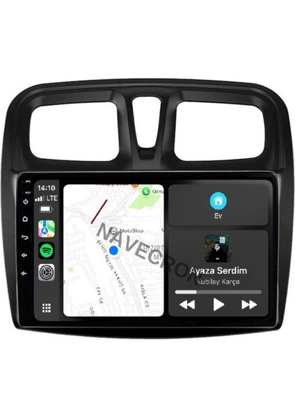 Renault Symbol 2013+ 9" Uyumlu Androıd Multimedya Gerçek 2/32 Kablosuz Carplay Geri Görüş Kameralı fiyatları