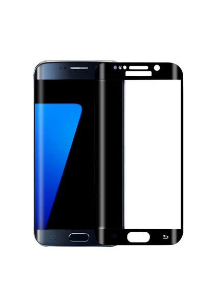 Samsung Galaxy S7 Edge Ekranı ve Kavisleri Kapatan Esnek Pet Jelatin Ekran Koruyucu