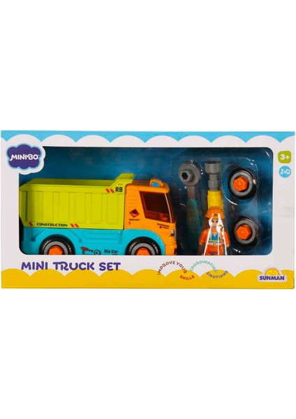 Sesli ve Işıklı Figürlü Sök Tak Mini Kamyon Seti fırsatları