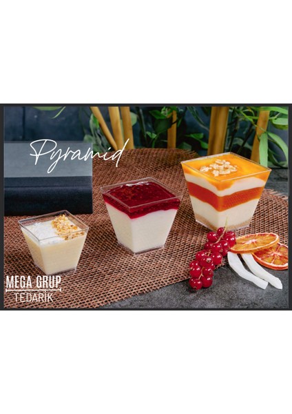 Piramit Mika Sunum Kasesi Kapaklı 200 cc 50 Li