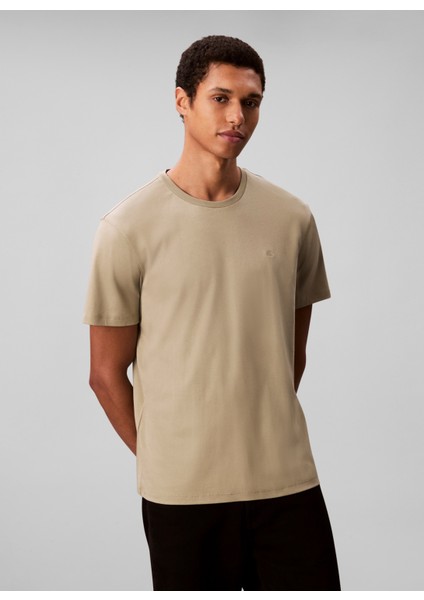 Bisiklet Yaka Haki Erkek T-Shirt LV04LB275GLKJ_SS Supıma Chest Emb C fiyatları