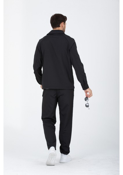 Oversize Ince Erkek Mont + Jogger Pantolon (2 Parça Takım)