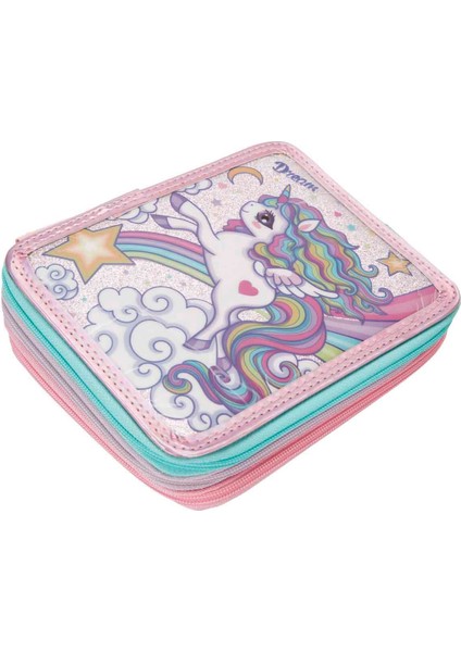 Bear &amp; Deer Unicorn Desenli Pembe Kalem Kutusu BD-KCS220 modelleri