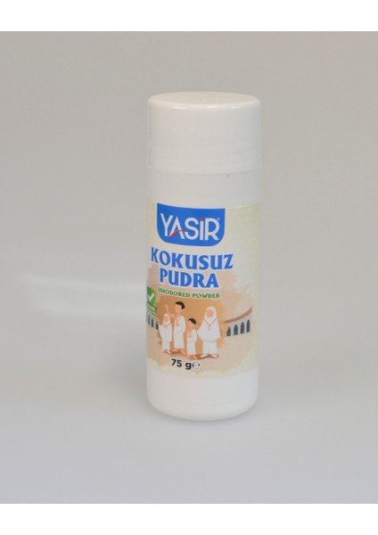 Umre ve Hac Için Kokusuz Pudra – 75 Gr, Ihrama Uygun, Cilt Dostu ve Tahriş Önleyici
