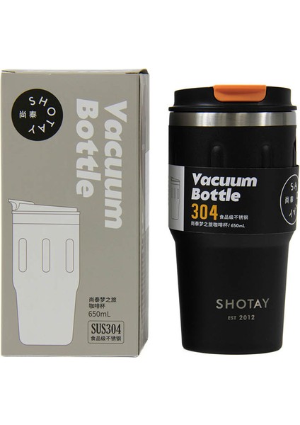 Shotay Termos Matara 650 Ml. Siyah SHT-ST-8163