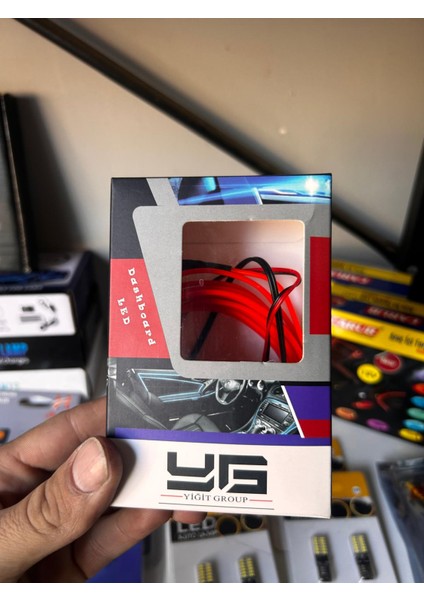 Yiğitgrup Araç Içi Ambiyans LED Şerit Neon Turuncu