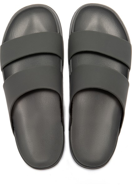 Kevin Erkek Terlik Gri 40/45