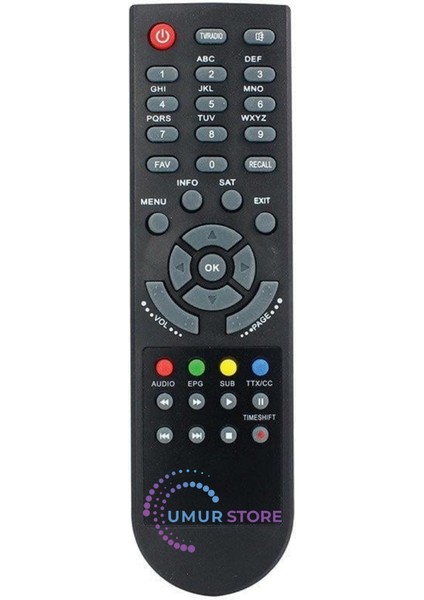 Piko 207 Hd Uydu Alıcı Kumandası