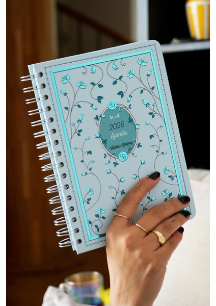 Spiralli Sert Kapak 2026 Haftalık Motivasyon Ajandası A5 fiyatları