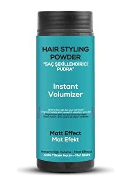 Saç Şekillendirici Pudra Mat Etkili Hacim Artırıcı 20 g Anlık Kullanım İçin modelleri
