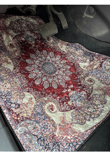 Lüx Oto Halı Paspas Desenli Yıkanabilir Universal (Her Araca Uyumlu)(Türk Motifi Desenli Açık) fırsatları