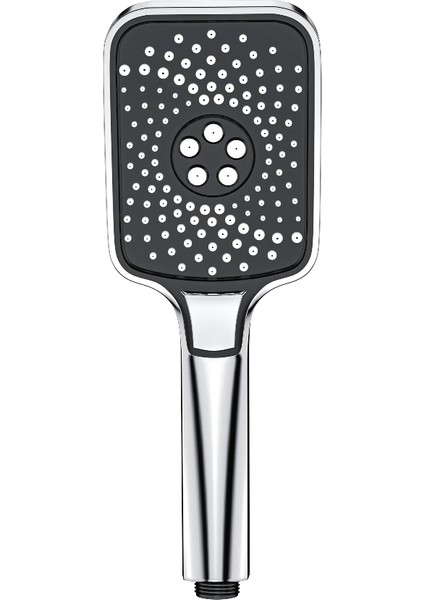 | Valtemo Krom Siyah, Butonlu, Fonksiyonlu, Kireç Önleyicili El Duşu fırsatları