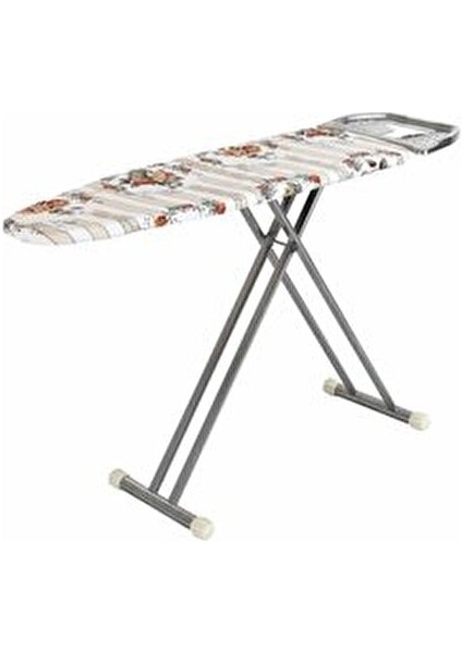 Klasik Ütü Masası Hugo 300 °C Dayanıklı Silikon Altlık 35x113 cm Çiçek Desenli modelleri