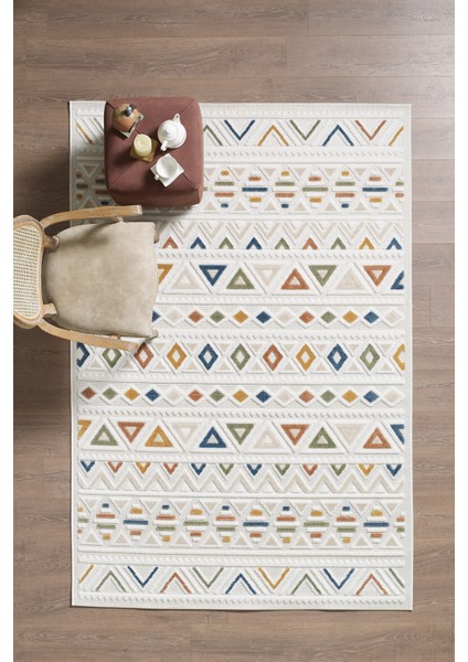 Mila Dekoratif Modern Makina Dokuması Kilim